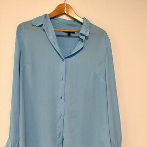 Light Blue Blouse, Banana Republic M